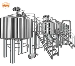 Equipo de elaboración de cerveza comercial llave en mano 2000l 1000L 500L