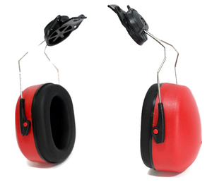 Oreillettes d'<span class=keywords><strong>isolation</strong></span> acoustique et de réduction du bruit avec casques de sécurité suspendus sur les chantiers de construction - Product Image 4