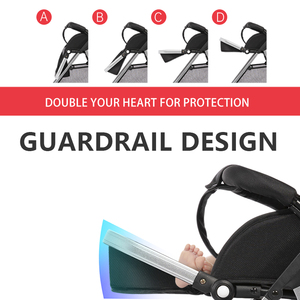 Cochecito de bebé súper ligero, <span class=keywords><strong>carrito</strong></span> de empuje portátil plegable de un paso para un viaje fácil - Product Image 6