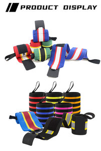 MKAS Fasce da Polso Multicolore con Logo Personalizzato, Prezzo di Fabbrica, Accessori per Palestra e Fitness, Design con Supporto per Mani - Product Image 5