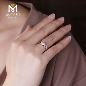 <span class=keywords><strong>Bague</strong></span> de fiançailles et de mariage en or blanc 14k 18k <span class=keywords><strong>avec</strong></span> <span class=keywords><strong>diamant</strong></span> VVS DEF <span class=keywords><strong>1</strong></span> <span class=keywords><strong>carat</strong></span>, <span class=keywords><strong>bague</strong></span> en moissanite synthétique CVD pour femmes, bijoux Messi - Product Image 6