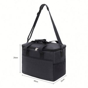 Soft Bag 40 Cans <b>Large</b> Insulated Ice Chest <b>Box</b> Leakproof Portable Beach Cooler With Shoulder Strap for Food Delivery <b>Gift</b> - Product Image 3