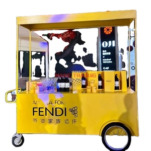 Carrito de Comida Ambulante Personalizado para Interiores, Quiosco de Comida, Camión de Comida Eléctrico, Cocina Móvil, Camión de Comida, Autobús para Fiestas - Product Image 1