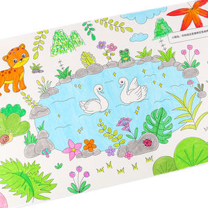 Penjualan Panas Gulungan Gambar dan Mewarnai Anak-Anak Panjang 10 Meter, Gulungan Gambar Anak-Anak untuk Melukis dan Mengisi Warna Sendiri - Product Image 2