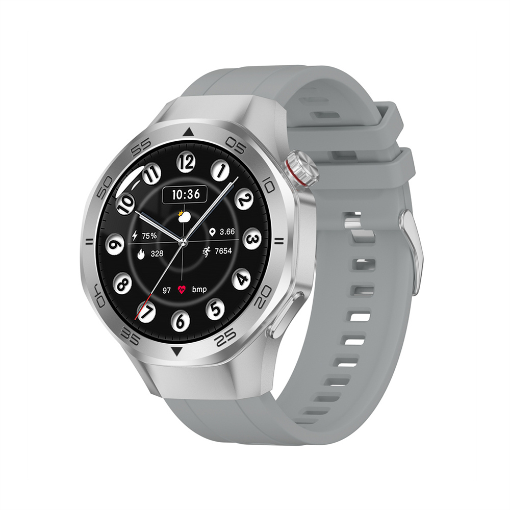 Gray with silicone strap