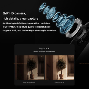 2024 Pantalla de 5,0 pulgadas 3MP WIFI Mijia <span class=keywords><strong>Mi</strong></span> Cat Eye 2 Video Timbre mirilla cámara para <span class=keywords><strong>Xiaomi</strong></span> Smart - Product Image 3