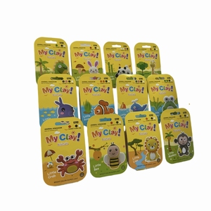 Mon ensemble de pâte à modeler ultra-légère sur le thème des animaux, 12 pièces, non toxique, éducatif, pour la création manuelle, jouets en pâte à modeler pour enfants - Product Image 1