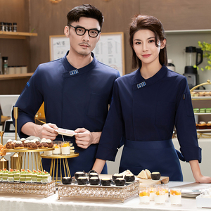 Veste de <span class=keywords><strong>chef</strong></span> personnalisée avec logo, style japonais, robe de <span class=keywords><strong>pâtissier</strong></span>, uniforme de <span class=keywords><strong>chef</strong></span>, autres uniformes - Product Image 3