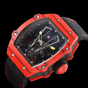 Reloj Mecánico de Lujo para Hombre, 27-03 TPT, Fibra de Carbono, Tourbillon, Esqueleto, Esfera Hueca, Reloj de Pulsera de Moda, Alta Calidad - Product Image 3