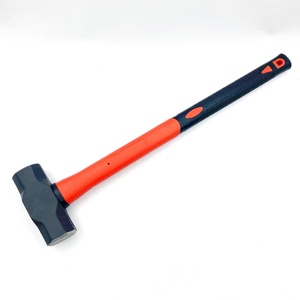 Maillet octogonal professionnel en acier forgé <span class=keywords><strong>de</strong></span> 3 kg (6,6 lb), outil <span class=keywords><strong>de</strong></span> démolition robuste avec manche en fibre <span class=keywords><strong>de</strong></span> verre pour la construction - Product Image 3