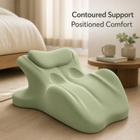 Coussin ergonomique en mousse à mémoire de forme pour dormir sur le ventre, avec logo personnalisé, fourniture en gros sous marque privée
