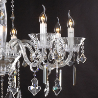 Lustre en cristal bicolore VH Luxury, style classique chinois, éclairage décoratif intérieur pour villa, complexe hôtelier et escalier