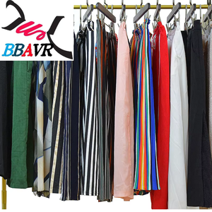 Pantalones Anchos de Verano Gracer, Ropa Usada de Segunda Mano, Poliéster/Algodón - Product Image 1