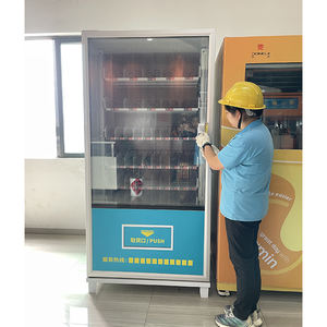 Approvisionnement d'usine Nouveau type de distributeur automatique <span class=keywords><strong>Snack</strong></span> et boissons intérieur et extérieur avec paiement par code Qr - Product Image 1