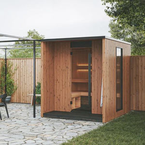 현대 디자인 전체 스펙트럼 오존 적외선 사우나 스파 캡슐 하이드로 마사지 전기 스팀 레드 라이트 요법 아파트 사용 - Product Image 4