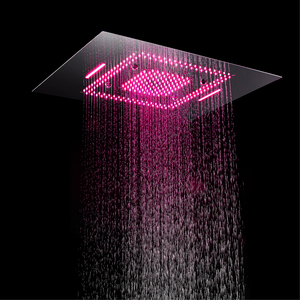 HIDEEP Bathroom Rainfall <strong>Shower</strong> Panel Remote Control LED <strong>Lights</strong> 304 SUS Top Showerhead Embedded Ceiling Mounted <strong>Shower</strong> Head - Product Image 2