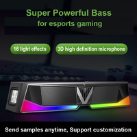 Pencahayaan RGB yang keren, speaker gaming berkualitas tinggi, hadiah yang bagus untuk penggunaan komputer sehari-hari