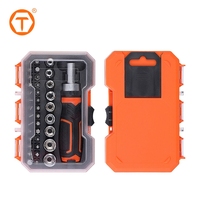 OEM OBM ODM Jeu de tournevis à cliquet multi-embouts de haute qualité 38 pièces CRV (plate, Phillips, Torx, tête carrée)