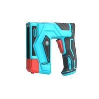 HY214 Agrafeuse électrique 8-en-1 DC 3.7V, pistolet à clous sans fil alimenté par batterie
