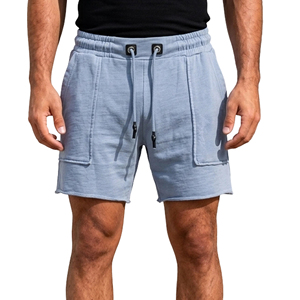 Pantalones Cortos Deportivos para Hombre, Agradables al Tacto, de Secado Rápido, Textura Suave, Sin Irritación, Cintura Elástica, Cordón Ajustable, Bolsillo Lateral Funcional - Product Image 1