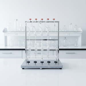 Testeur de teneur en soufre pour produits pétroliers légers TP-119, type pompe à vide 5 tubes, pour l'analyse du soufre des pétroles liquides - Product Image 2