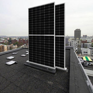JA Solar Panneau solaire bifacial clair monocristallin 340/465/535/550 Watt 144 1/2 cellules 35mm cadre argent 350W + Bifacial Boost - Product Image 5