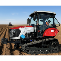 Traktor Crawler Mesin Diesel 120hp untuk Pertanian dengan Bajak, Asal Cina, Komponen Inti Gear, Produktivitas Tinggi, Keamanan