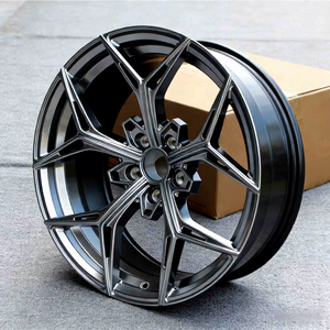 Jantes en alliage noir 17 18 19 20 5X108 5X112 5X114.3 5X120 M4/M5/M7 Multi-rayons Rétrofit/Mise à niveau en alliage d'aluminium pour voiture de course - Product Image 2
