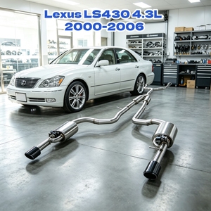 Système <span class=keywords><strong>d</strong></span>'<span class=keywords><strong>échappement</strong></span> en acier inoxydable avec <span class=keywords><strong>silencieux</strong></span> pour Lexus LS430 4.3L 2000-2006, <span class=keywords><strong>tuyaux</strong></span> <span class=keywords><strong>d</strong></span>'<span class=keywords><strong>échappement</strong></span> Catback avec valve, contrôleur <span class=keywords><strong>et</strong></span> embouts - Product Image 1