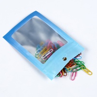 Sacs en Mylar écologiques avec impression de logo personnalisé, pochettes rétractables flexibles de 3,5 g avec fenêtre