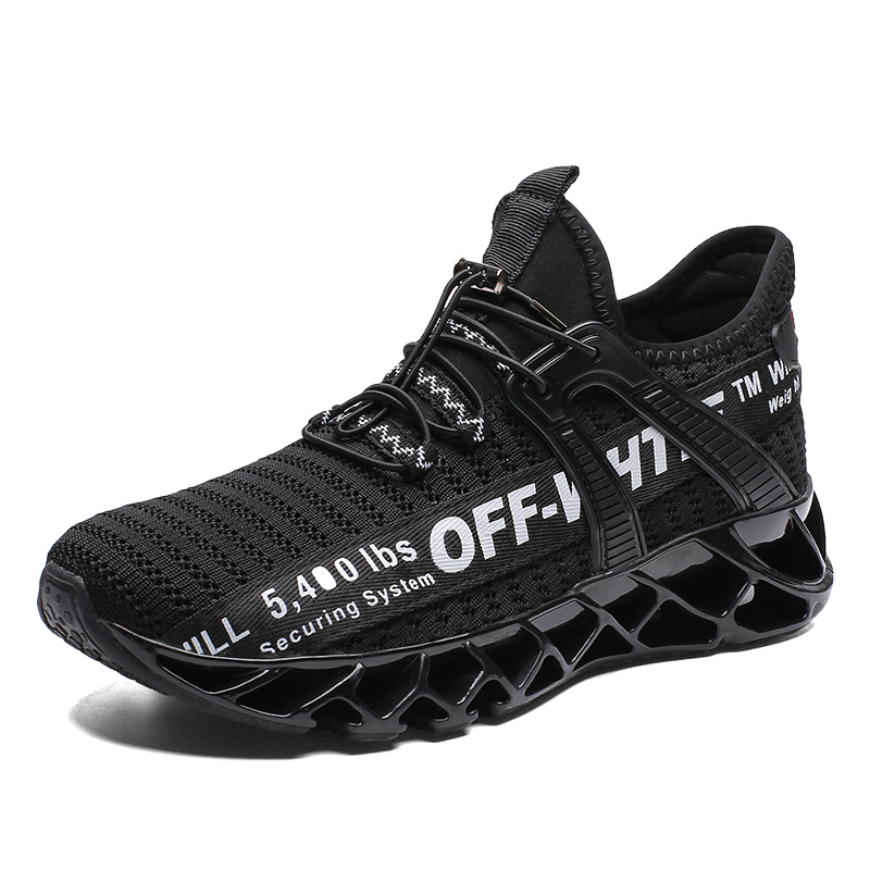 Новинка 2019, модная дизайнерская мужская спортивная обувь, модная мужская обувь, отличные европейские вязаные сетчатые кроссовки