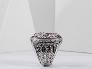 Bague de <span class=keywords><strong>champion</strong></span> national avec logo personnalisé Bague pour homme Baseball Basketball Softball Hockey League Bague pour homme Bijoux tendance - Product Image 4