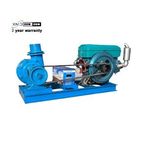 Pompe centrifuge à boue diesel, pompe de dragage à aspiration de sable, 4 pouces, portable, personnalisée pour les grosses particules solides - Product Image 1