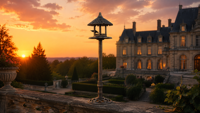 Mangeoire à oiseaux Gazebo, ornement pour oiseaux, jardinière, sur poteau haut, en plastique, à énergie solaire, résistant à la rouille, design Art Déco pour extérieur