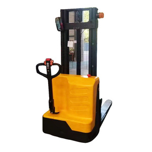 Camionetas de descarga de autocarga portátiles de 2 toneladas, apilador eléctrico semi/completo de 1T 1,5 T, elevador de carretilla elevadora multifuncional ajustable - Product Image 1