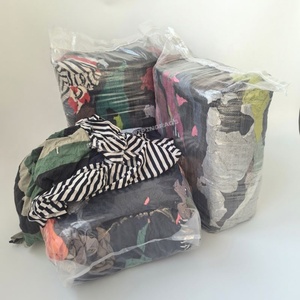 Trapos de Limpieza Industriales de Algodón de Calidad Superior, 1KG, 10KG, 15KG, 25KG, 100KG, Varios Tipos de Trapos de Camisetas de Colores - Product Image 1
