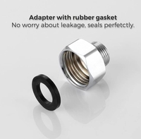 Adaptateur de plomberie à compression pour tuyau d'eau de 1/2 à 3/8 pouce