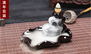 अगरबत्ती धारक झरना बर्नर थोक सिरेमिक अगरबत्ती धारक अरबी बैक फ्लो अगरबत्ती - Product Image 5