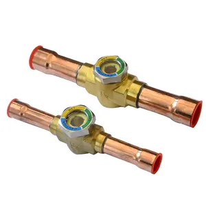 Factory price Hvac SG series brass Sight Glass for for Air Conditioning and Refrigeration Equipment liquid pipe