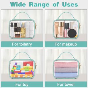 Custom Transparent Portable Toiletry Bag, <b>Large</b>-capacity Skincare Storage <b>Box</b>, Personalized Travel Promotional <b>Gift</b> - Product Image 6
