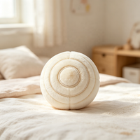 Jouet en peluche personnalisé pour animaux de compagnie, résistant aux morsures, en tissu doux, petit ballon de jeu pour animaux, cadeau de fête, approvisionnement en gros