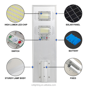 Lampadaires solaires à LED à détecteur de mouvement, super lumineux, best-sellers, étanches IP66, éclairage routier de haute qualité - Product Image 4