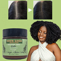 Organics Romarin Menthe Croissance des Cheveux Huile Beurre Masque Revitalisant Fortifiant Pommade Huile Cuir Chevelu Nourrit 4 Onces