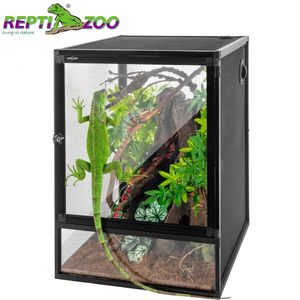 Terrarium vertical pliable de luxe Reptizoo avec logo OEM, haute ventilation, en maille, pour gecko cranté - Product Image 1