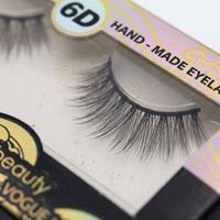 Lot de 12 paires de faux cils 6D faits à la main, aspect naturel, en soie synthétique, ensemble de cils Vogue pour maquillage beauté
