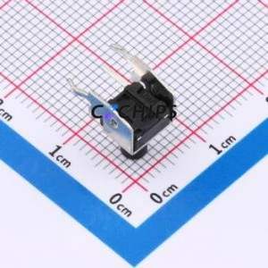 TSA06231-085B332BA Tactile Switch Bent Lead Through Hole-4P,7.4x6.2mm Switch Single Pole Single Throw Round Button 1.8N 7.4mm - Product Image 2