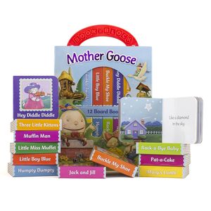 Mother Goose Block Board book Deluxe My First Library 12 Board Book Picture Libro <span class=keywords><strong>de</strong></span> cartón - Product Image 2