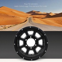 Velg Alloy 15" 16" 5 atau 6 Lubang X 139.7 Desain Deep Dish untuk 4X4 Offroad, Cocok untuk F150 HILUX RANGER BT-50 D-MAX AMAROK TRITON