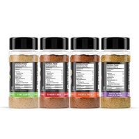 Contenants de stockage miniatures en plastique durables de 6 oz, outils pour herbes et épices, petits pots à épices et bouteilles à condiments
