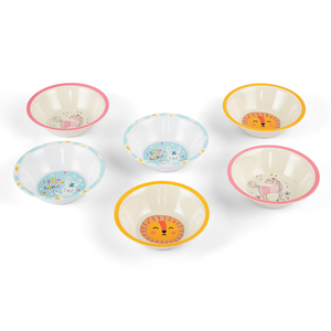 Chất lượng cao thân thiện với môi melamine trẻ em Bộ đồ ăn Tre Bộ đồ ăn khỏe mạnh và an toàn cho trẻ sơ sinh bán buôn cho trẻ em - Product Image 4